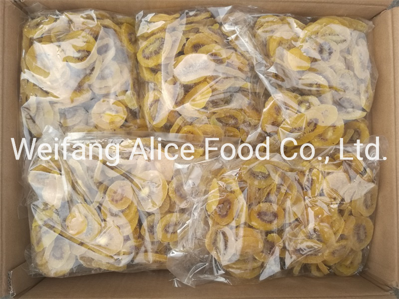 Factory Directly Sale Dried Preserved Fruits Sweet and Sour Dried Kiwi Slice