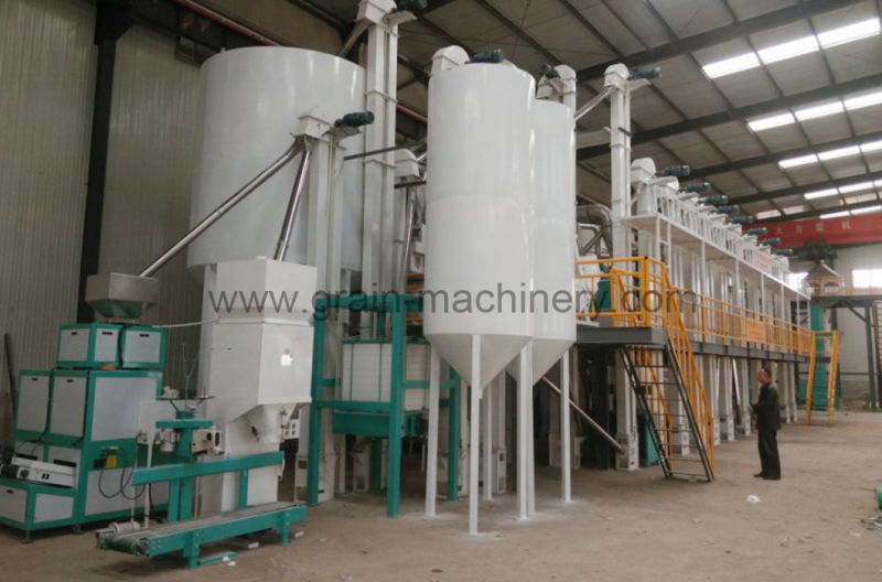 Modern Rice Milling Machinery Auto Rice Mill in Bangladesh Rice Mill