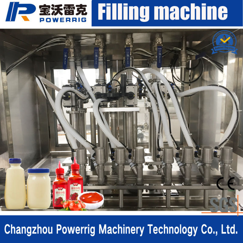 Widely Used Bottle Filling Machine for Hot Sauce and Cheese