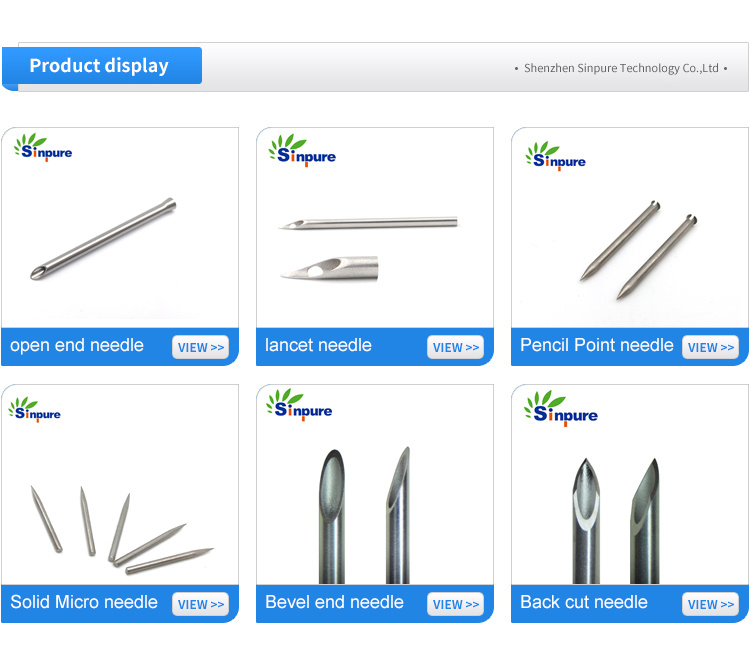 Custom Stainless Steel 316 Sharp Pointed Needle for Beauty Equipment