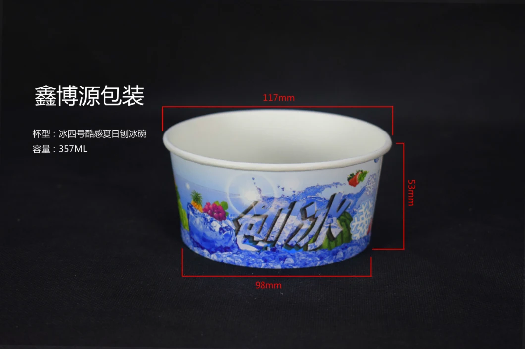 Disposable Paper Bowl for Salad Noodles Fast Food Takeaway Food Package Container