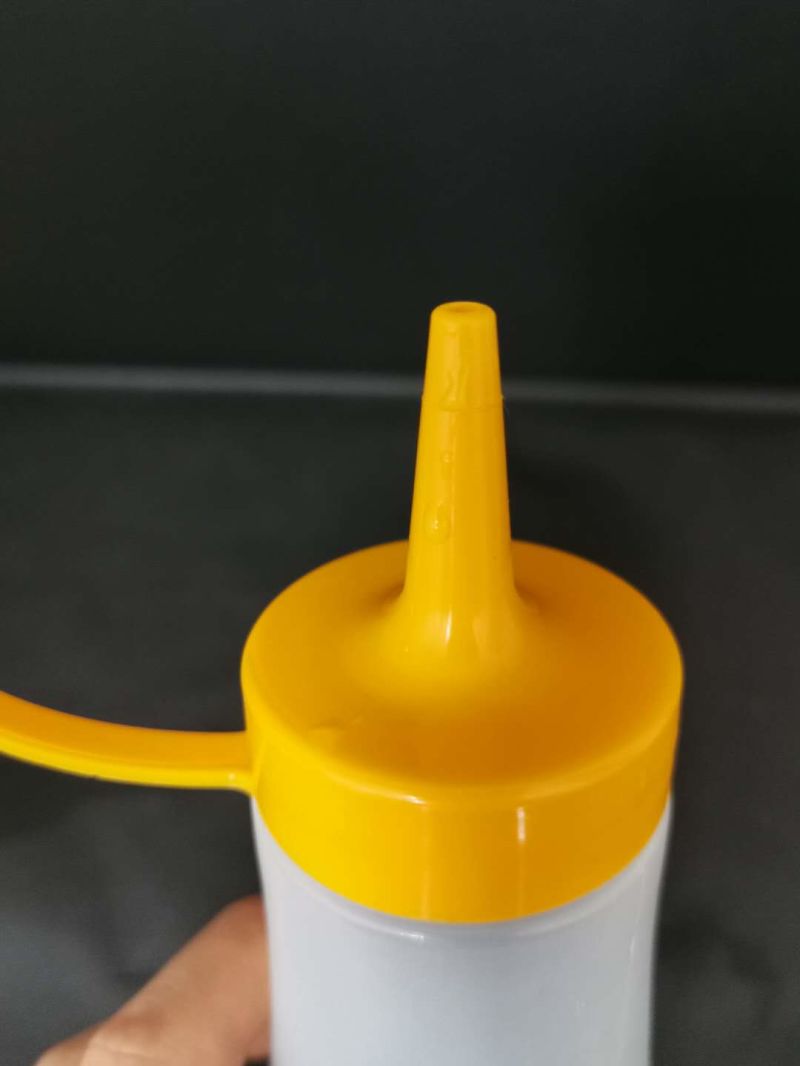 BBQ Hot Sauce Ketchup with Measurements Plastic Squeeze Bottle