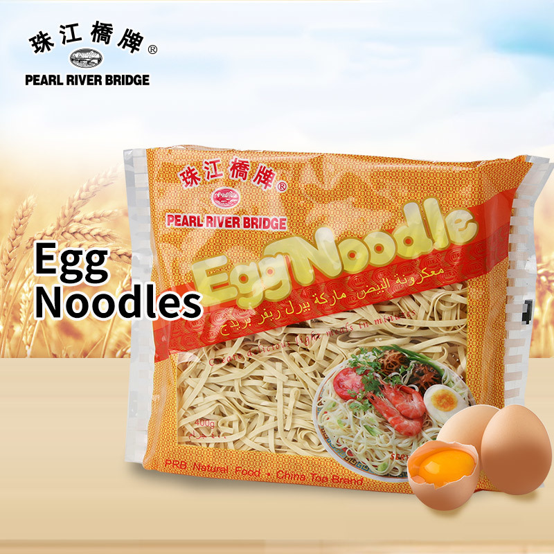 Egg Noodles 400g (Broad) Pearl River Bridge Brand No Additives Healthy Noodles
