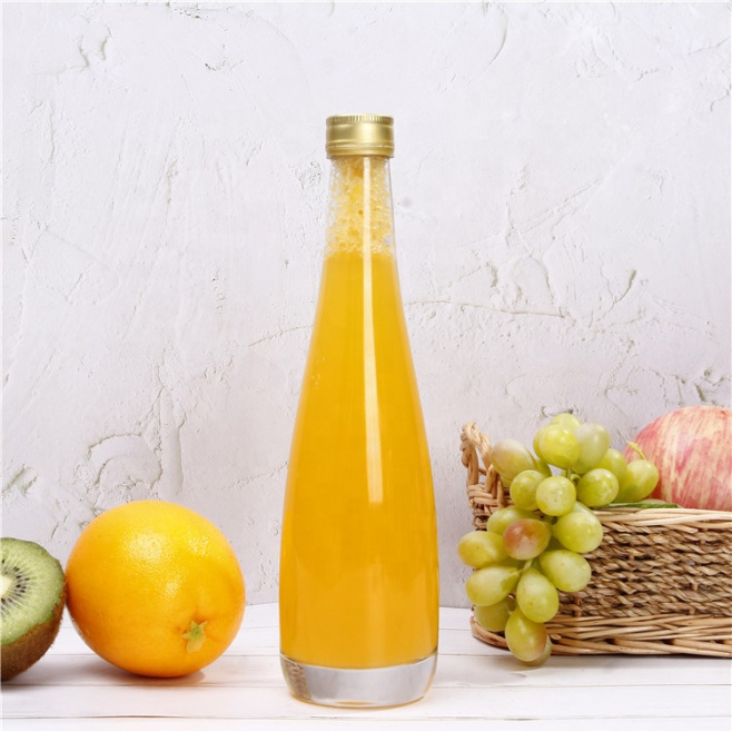 Wholesale Customization Different Models Clear Mineral Water Glass Bottle with Aluminium Cap