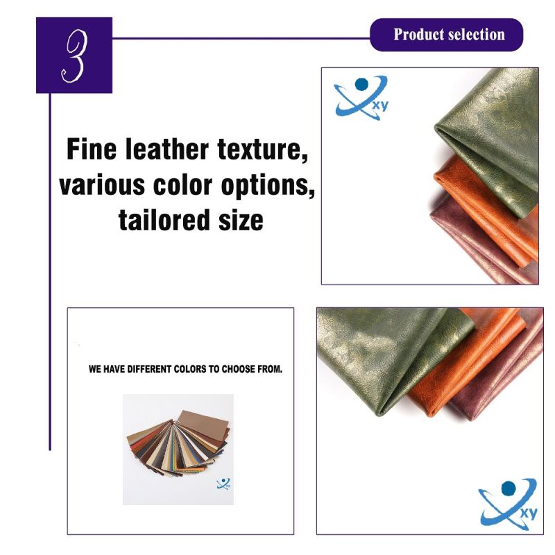 China PU Ingredients Synthetic Leather Material Price Per Meter for Upholstery