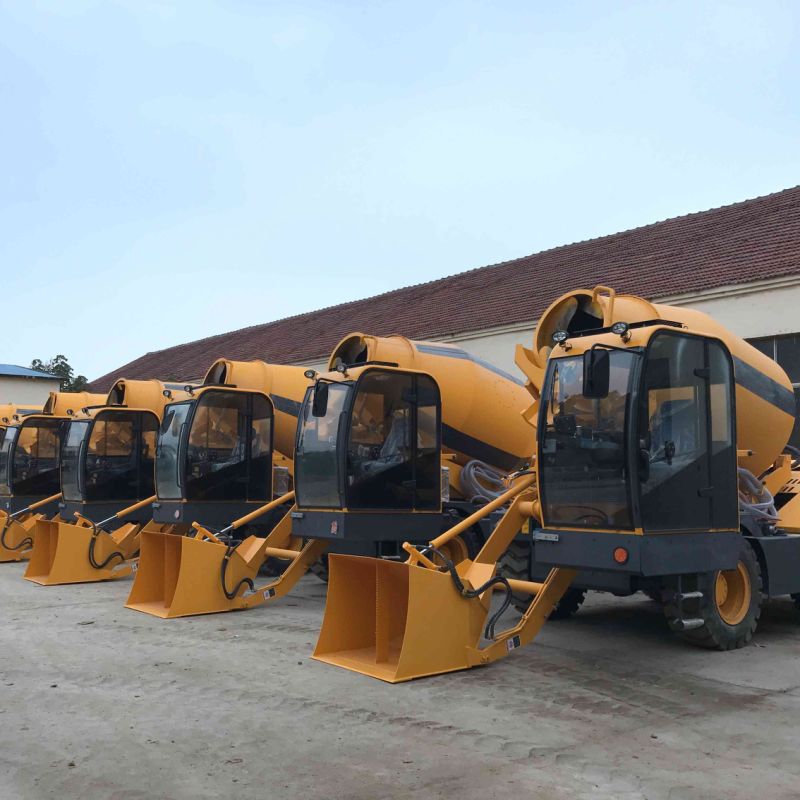 Automatically Measure Hy400 4.0m3 Self Loading Concrete Mixer in Thailand