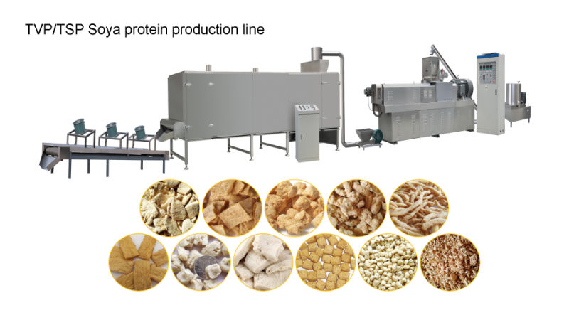 Tvp /Tsp Soya Protein Machine Meat Analogues Production Line Protein Bar Machine