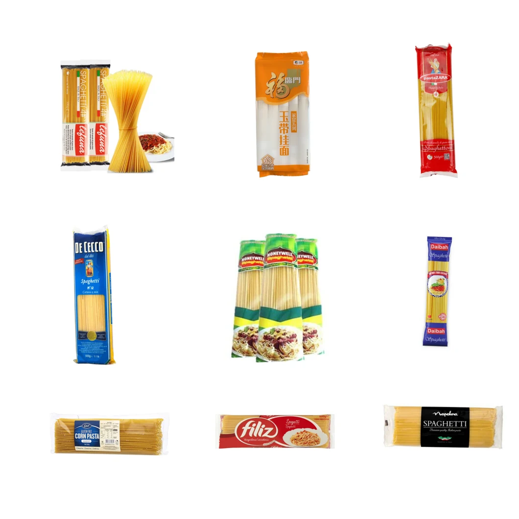 Automatic High Quality Spaghetti/Dry Noodles Stick Pasta Plastic Pouch Weighing and Packing Machine