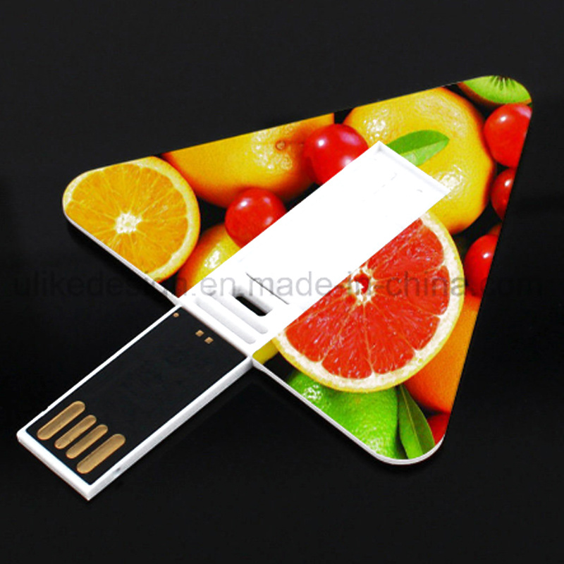 Hot Sale Promotional Triangle Card USB Flash drive (UL-P033)