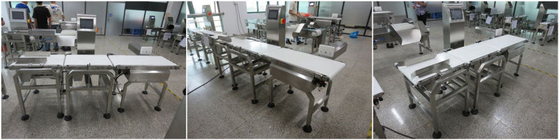 Industrial Automatic Checkweigher Machine with Rejection System for Food Package