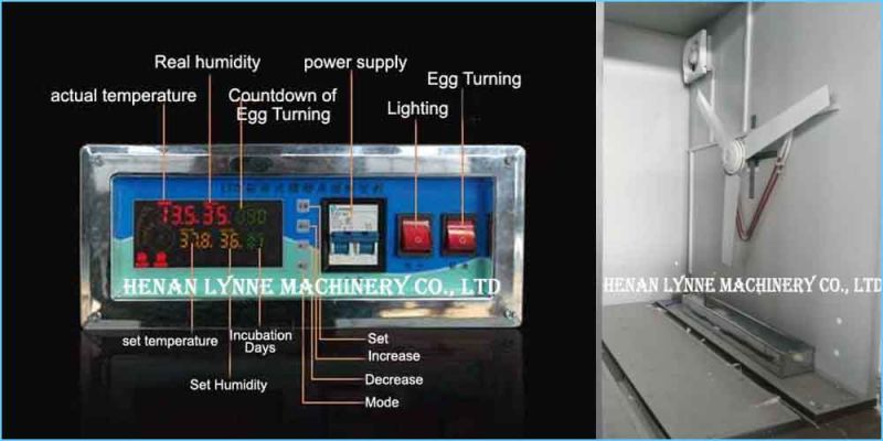 Industrial Commercial Digital Automatic Chicken Egg Incubator with Various Volume