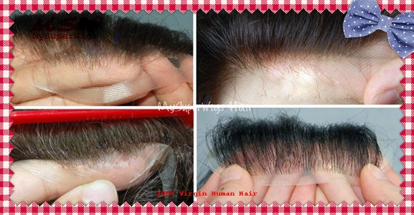 V-Looping Hair Clear Thin Poly Base Hair System