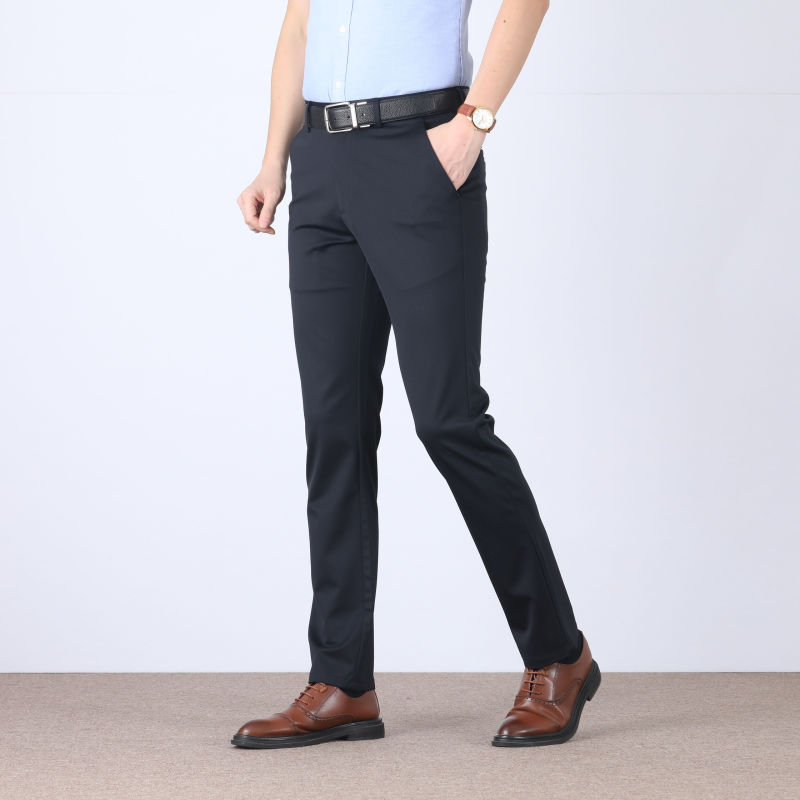 Wholesale Casual Korean Style for Business Man Solid Color Pants