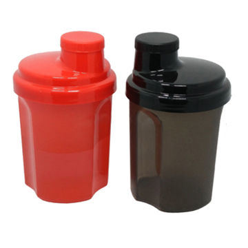 300ml Plastic Customized Protein Shaker Bottle with Logo Printing