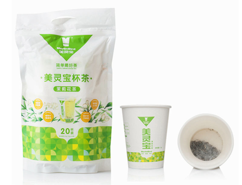Paper Cup Instant Tea Loose Leaf Organic Chinese Green Tea