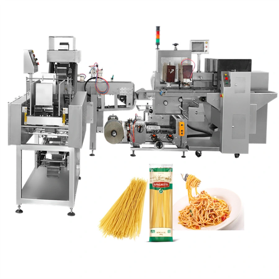 Automatic Multi-Function Pasta Spaghetti/Dry Noodles Stick Flow Plastic Bag Wrapping Packing Machine