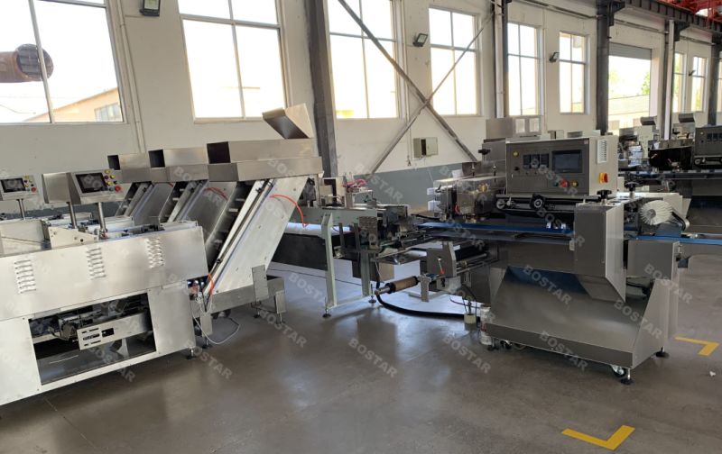 Vermicelli Stick Pasta Dry Noodles Spaghetti Automatic Multi Functions Horizontal Flow Pillow Pack Packing Packaging Sealing Wrapping Machine with Servo Motor