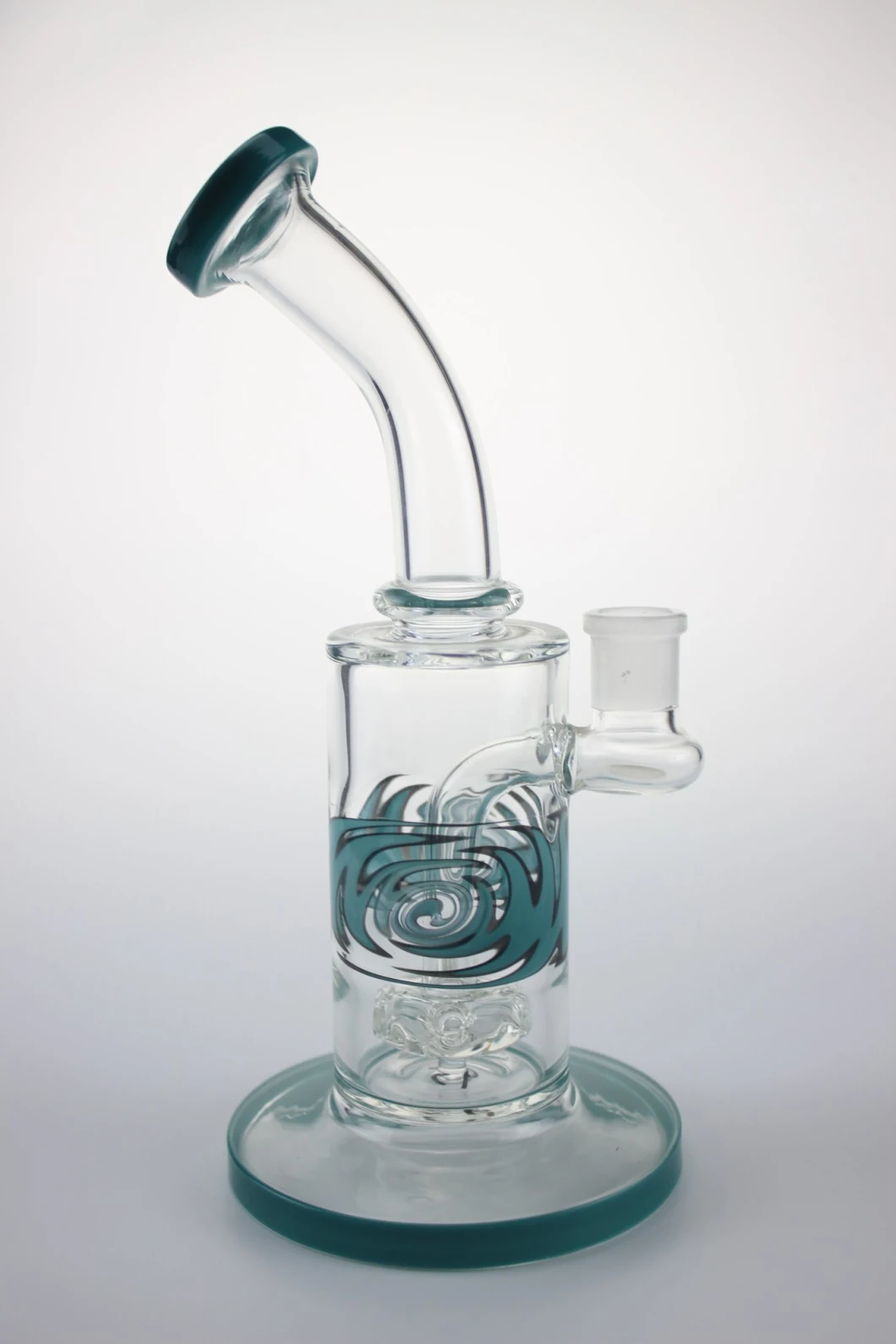 Factory Wholesale Glass DAB Rigs, Healthy Glass Smoking Pipe Glass Water Pipes Colour Glass Hand Pipe