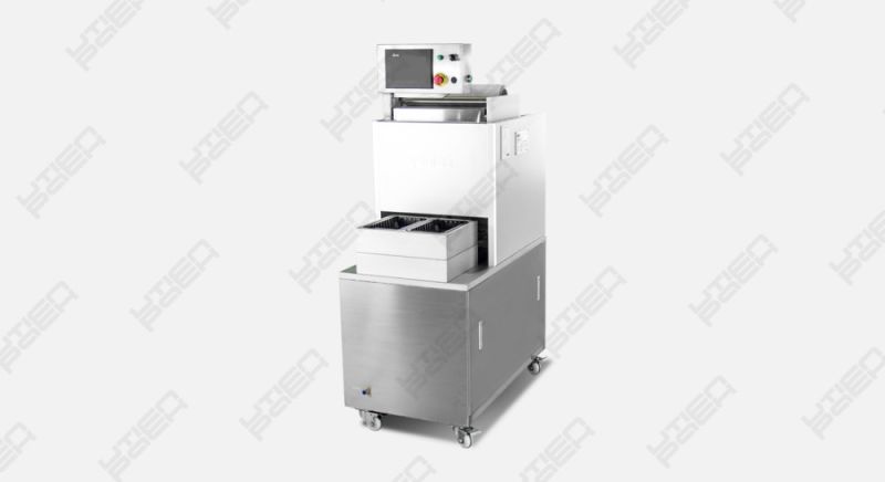 China Factory Supermarket Fast Meal Curry Fried Rice Tray Sealer Automatic Vacuum Packing Sealing Machine