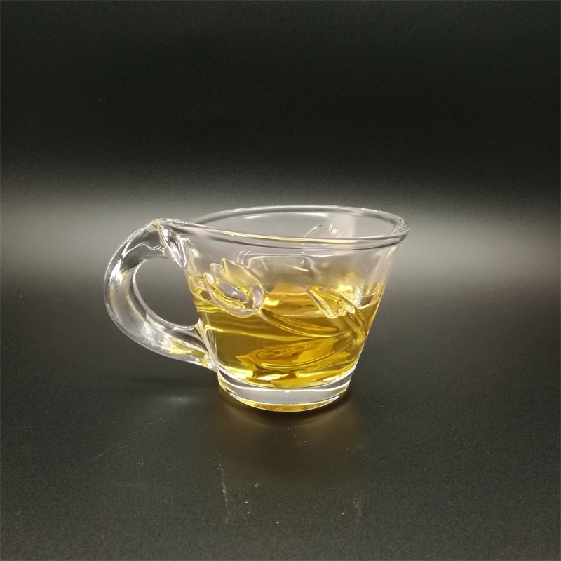 Hot Selling Fashion Heat-Resistant Clear Glass Coffee Mug/Cup