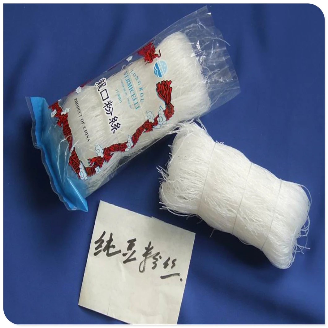 China Fashioned Shaped Bean- Starch Vermicelli with Roasted by Machine (smooth and clean)