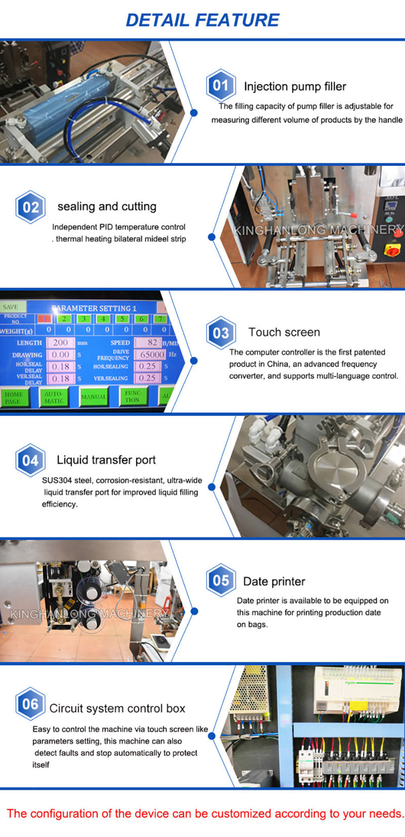 Small Multi-Functional Sauce Liquid Sachet Filling Machine for Chili/Tomato/Beef Sauce Packaging