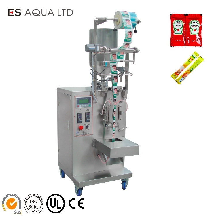 Small Automatic Liquid Paste Packing Machine / Spicy Sauce/Oil Sauce/Condensed Milk Packing Machine