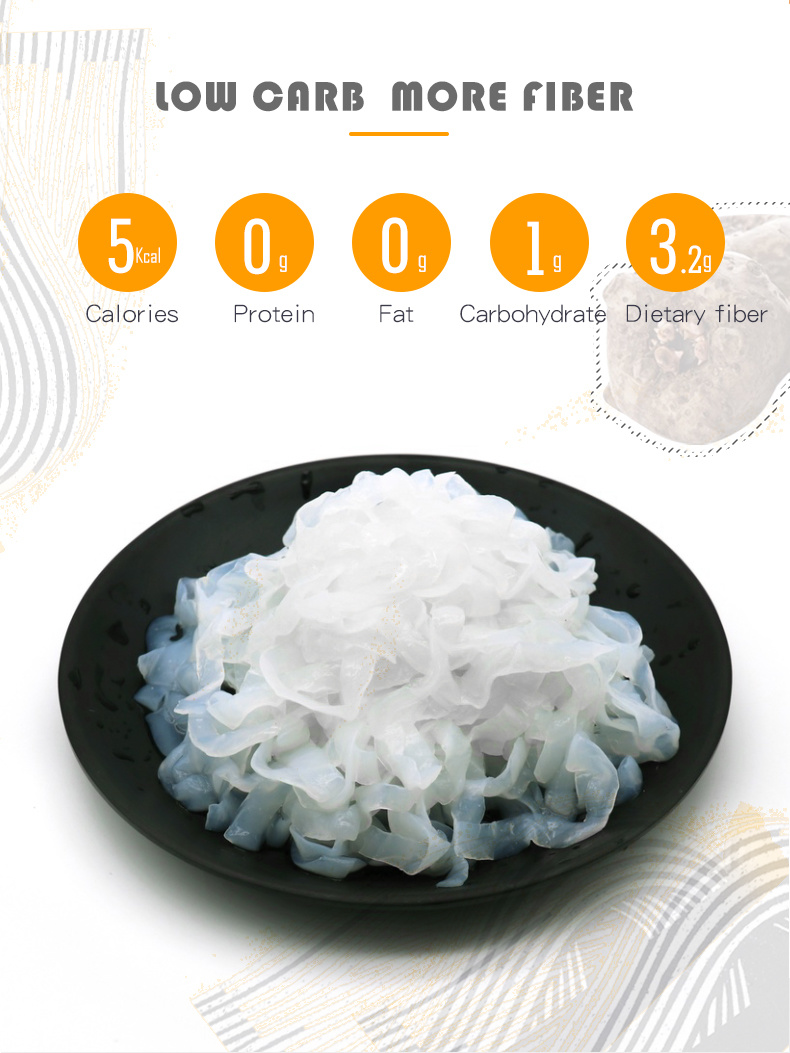 Weight Loss Shirataki Konjac Noodle Fettuccine Noodle Instant Noodle