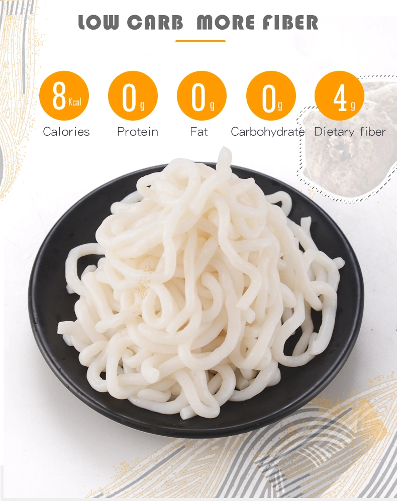 Konjac Pasta Instant Food Private Label Oat Konjac Udon