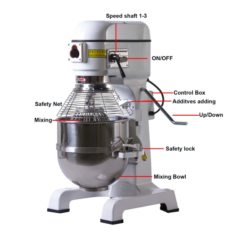Bakery Equipment-Planetary Food Mixer Flours Mixer Machine -50L