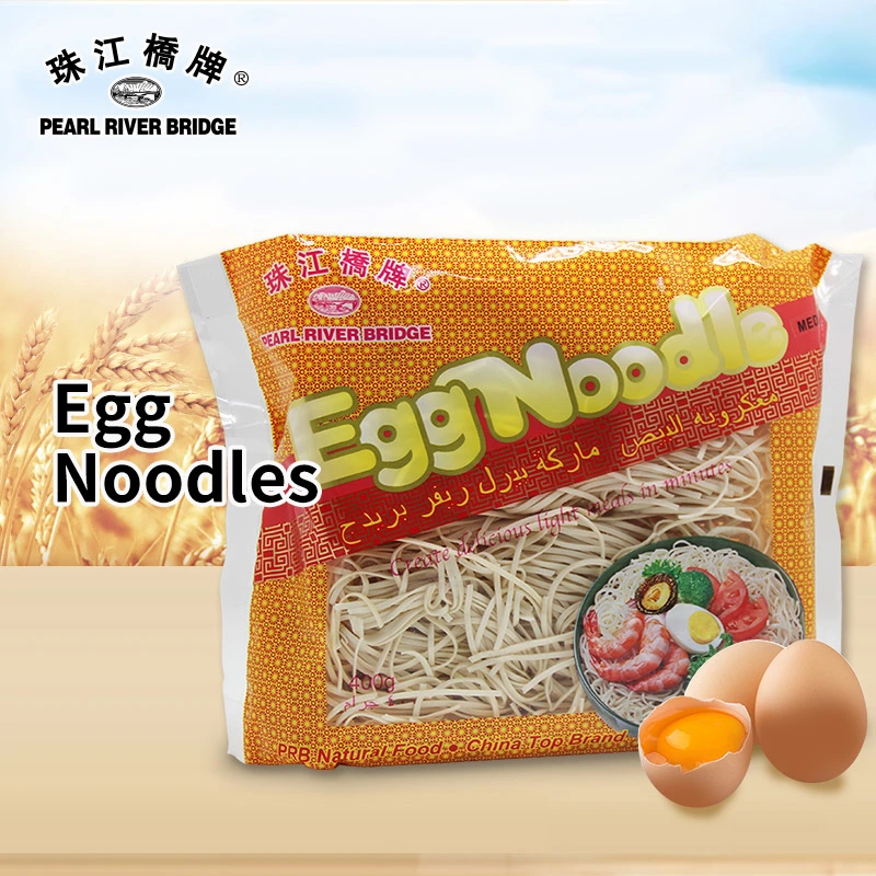 Egg Noodles 400g (Medium) Pearl River Bridge Brand No Additives Healthy Noodles