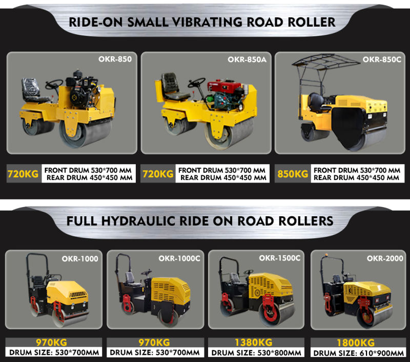 Wide Application Hand Road Roller Compactor Mini Road Roller