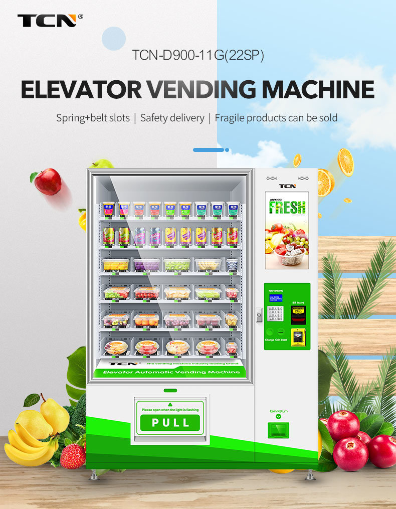 Tcn Vending Machine for Cooked Food with Touch Screen
