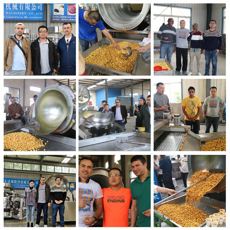China Brand Made Popcorn Machine Electric Heating Oil Popping Hot Buttered Mushroom Caramle Flavored Popcorn