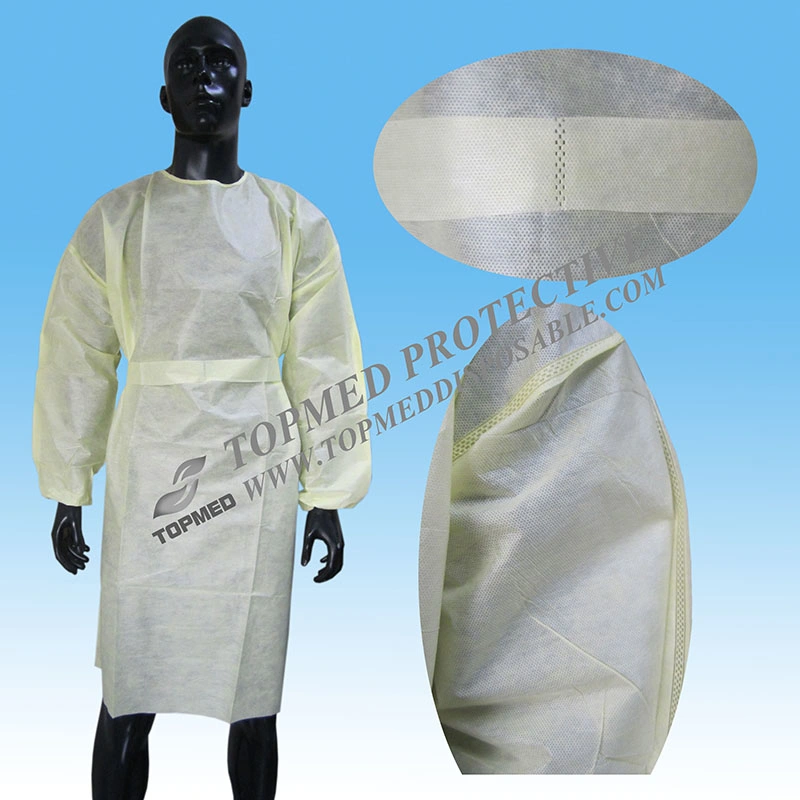 Non Woven, PP SMS Sterile/Not Surgical Dressing Isolation Clothing Reinforced/Not Medical Disposable Surgical Gown