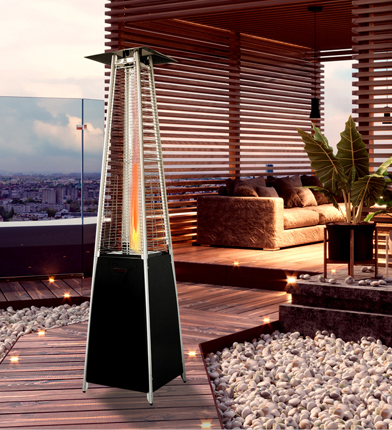Rapid Warming Steel Gas Patio Heater for Hotel