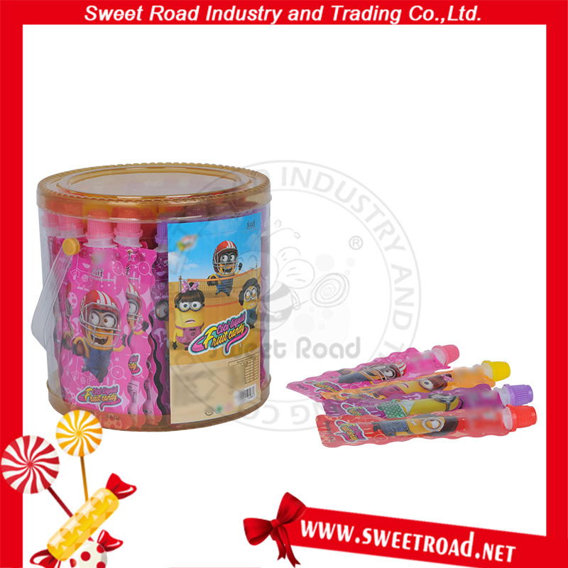Halal Sweets Squeeze Fruity Liquid Jam Candy
