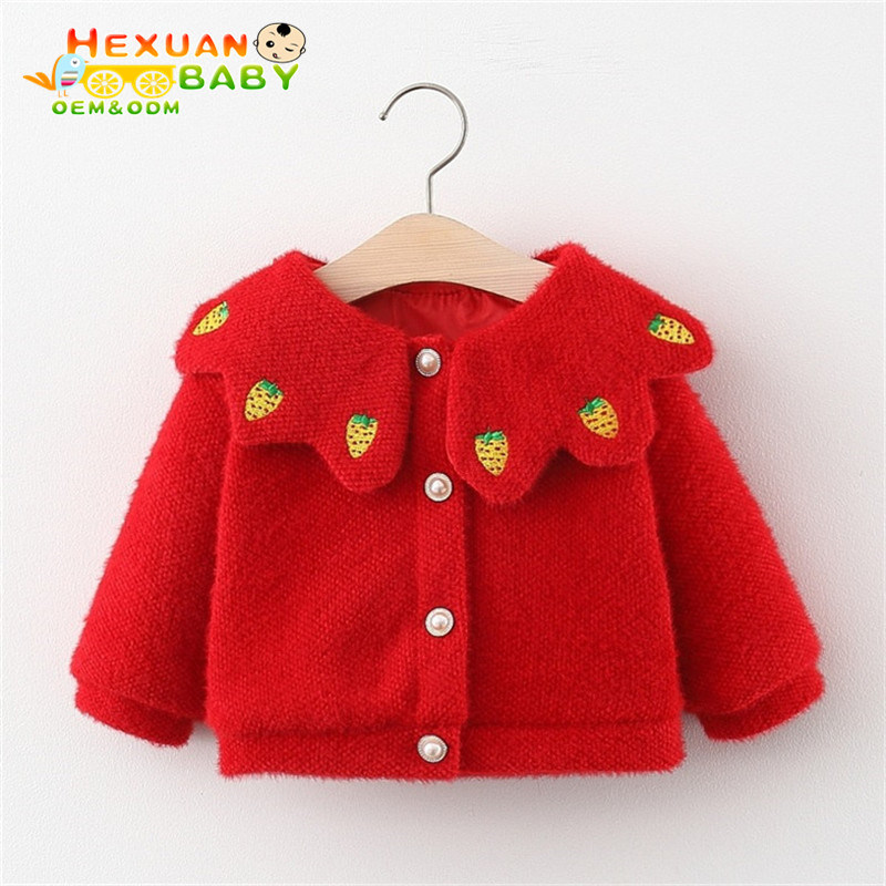 Baby Girls Autumn Winter New Fashion Jackets Korean Style Warm Cute Coats and Jacket