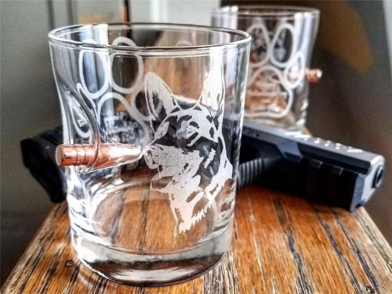Creative Real Bullet Glass Cup Beer Mug Glass Cup