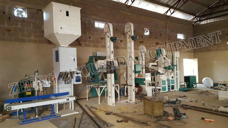 Price of 1t/H Mini Rice Mill Plant Modern Automatic