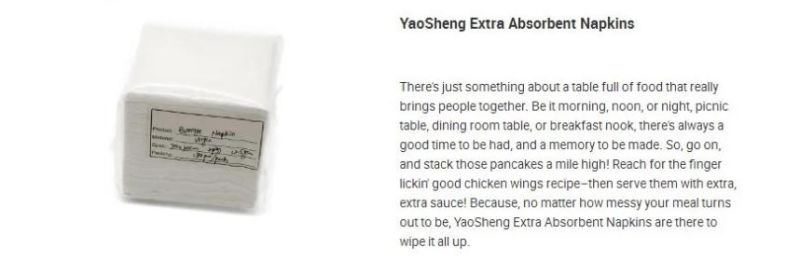 Yaosheng Extra Absorbent Napkinseveryday Extra Absorbent Premium Paper Napkin Tissue Paper 180 Count, Dinner Napkin for Messy Meals