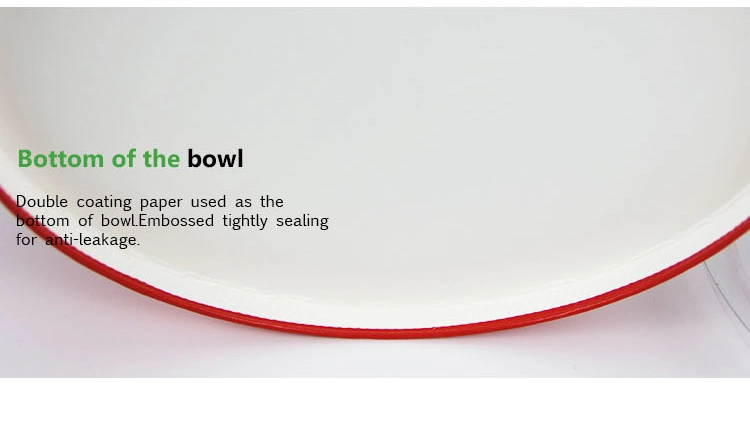 High Quality750ml Paper Poke Bowl with Lid for Salad/Rice/Noodle/Sushi/BBQ