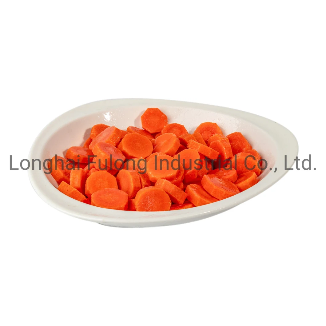 Cooked Frozen Diced Carrot Cooked Frozen Sliced Carrot IQF Carrot