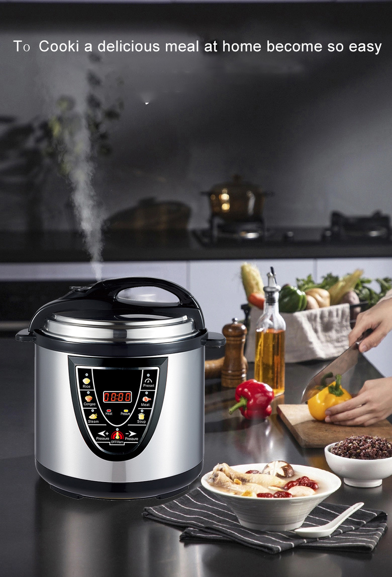 D06 Hot Sales Instant Hot Pot Pressure Cooker 7 in 1 110V-220V Household Easy Operate Kitchen Electric Pressure Cooker