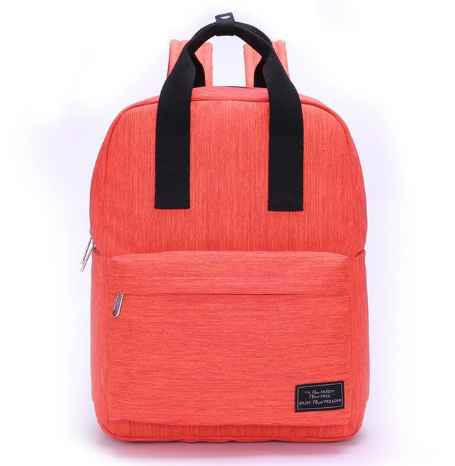 Korean Canvas Double Shoulder Bag Leisure Travel Backpack Laptop Computer Bag Outdoor Sports Backpack