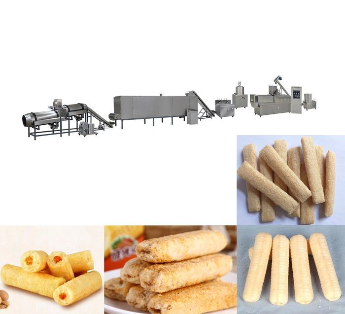 Automatic Rice Snacks Corn Flakes Cheetos Doritos Bread Crumb Nutritional Rice Instant Noodles Production Line