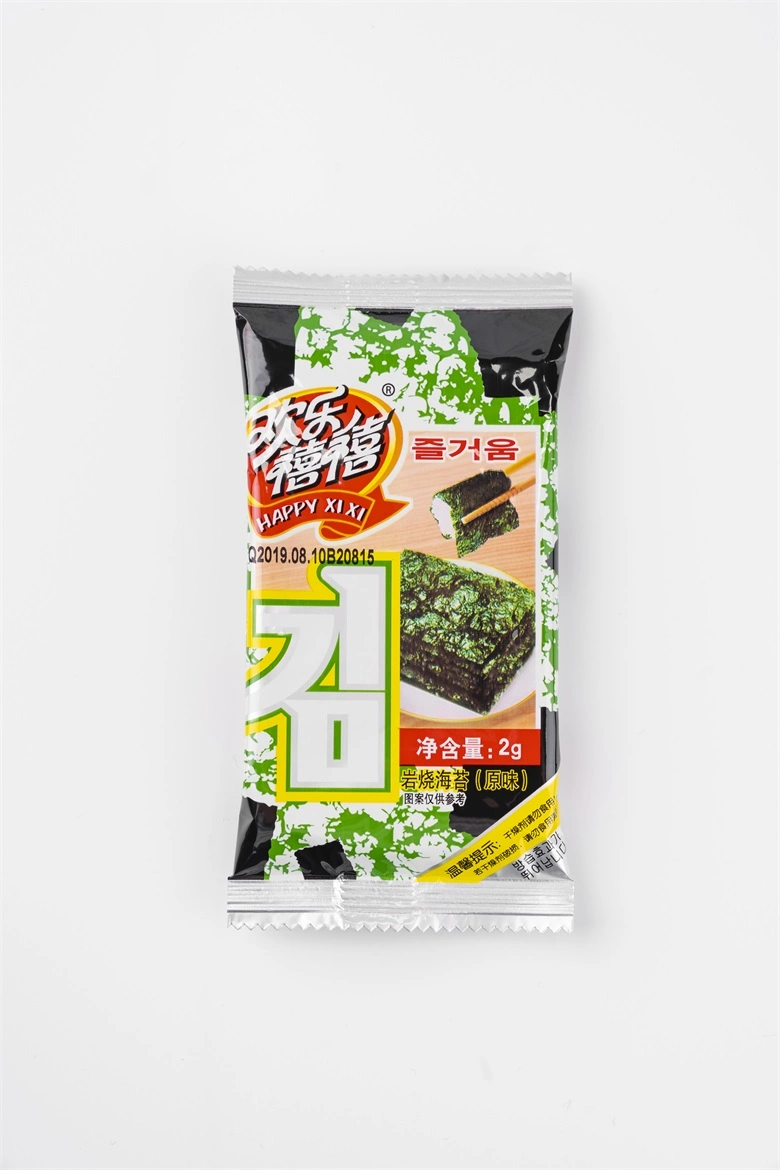 16g Original Joyfulcici BBQ Flavour Seaweed Green Snacks Seaweed Instant Seaweed for Vegetarian
