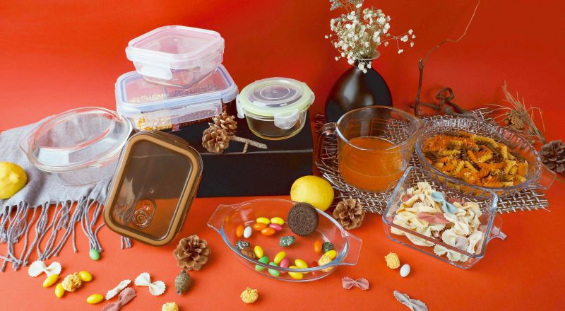 Promotional Glass Rectangular Roasting Cake Pan for Bakeware with FDA