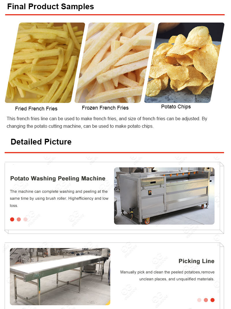 250kg/H Auto Pringles Type Potato Chips Complete Line Potato Crisps Making Machine