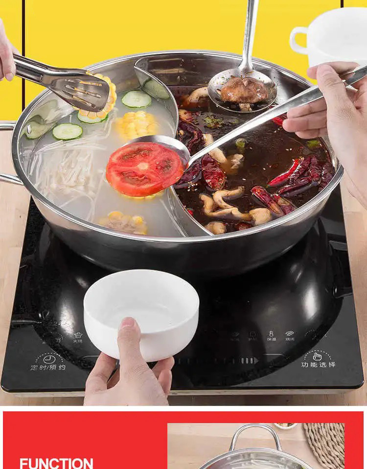 Stainless Steel Hotpot Cookware Cooking Pot Sets